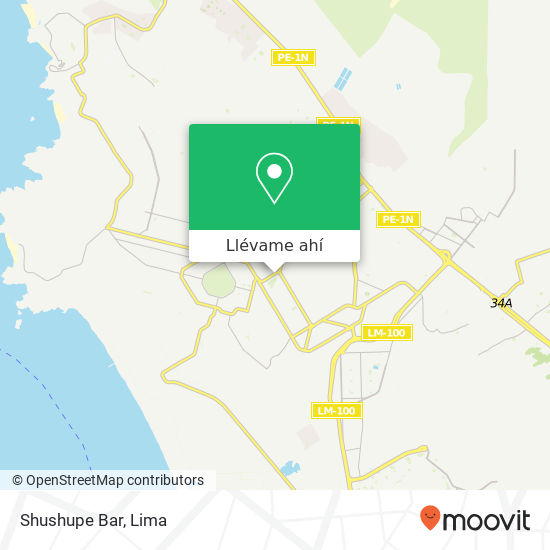 Mapa de Shushupe Bar