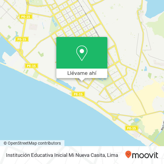 Mapa de Institución Educativa Inicial Mi Nueva Casita