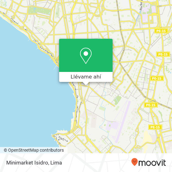 Mapa de Minimarket Isidro