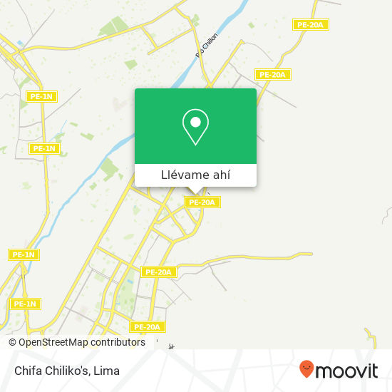 Mapa de Chifa Chiliko's