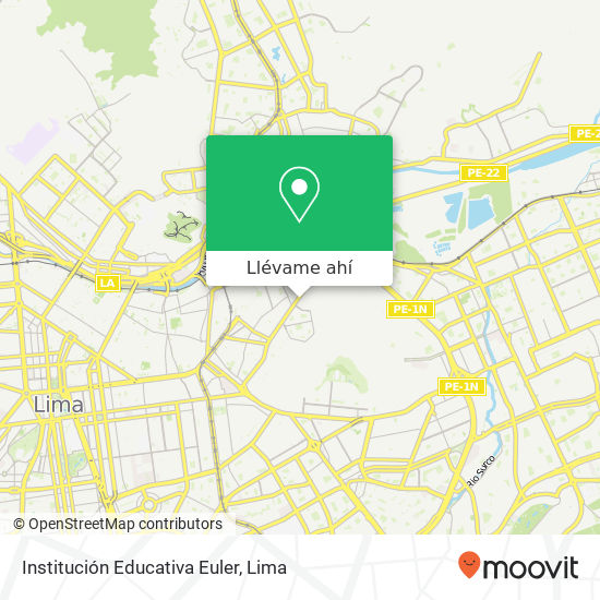 Mapa de Institución Educativa Euler