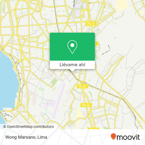 Mapa de Wong Marsano