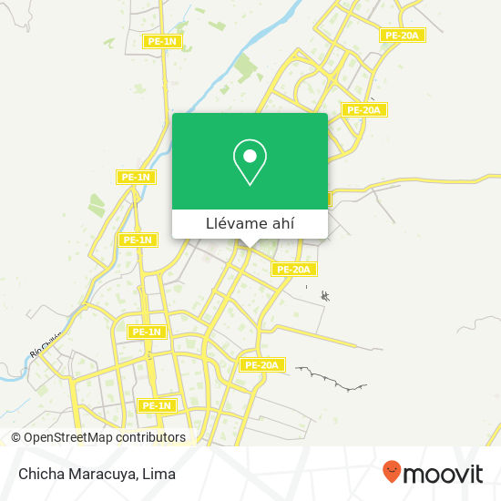 Mapa de Chicha Maracuya