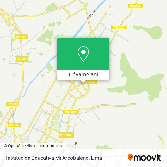 Mapa de Institución Educativa Mi Arcobaleno