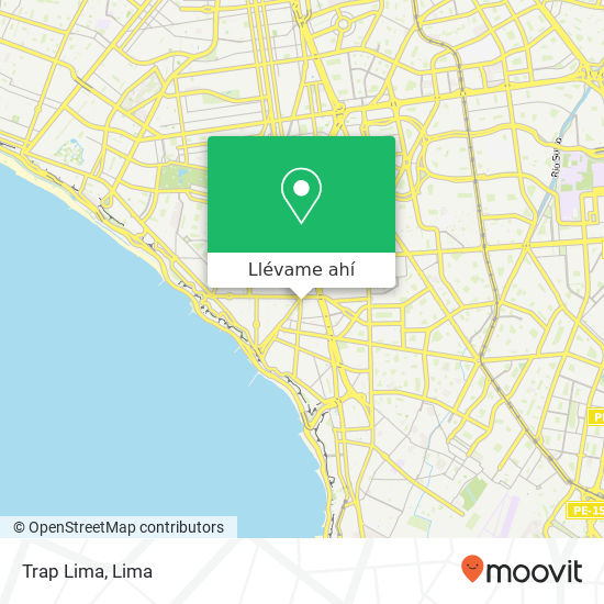 Mapa de Trap Lima