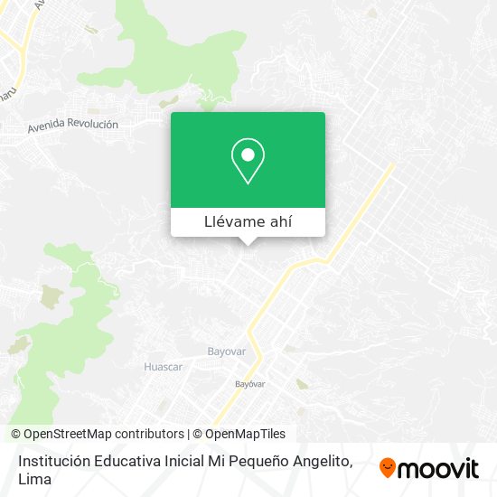 Mapa de Institución Educativa Inicial Mi Pequeño Angelito