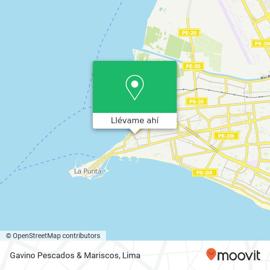 Mapa de Gavino Pescados & Mariscos