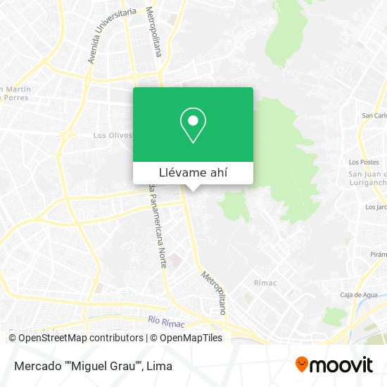 Mapa de Mercado ""Miguel Grau""