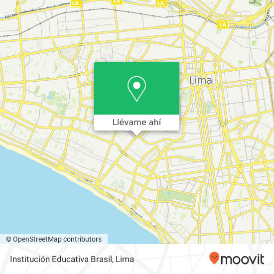 Mapa de Institución Educativa Brasil
