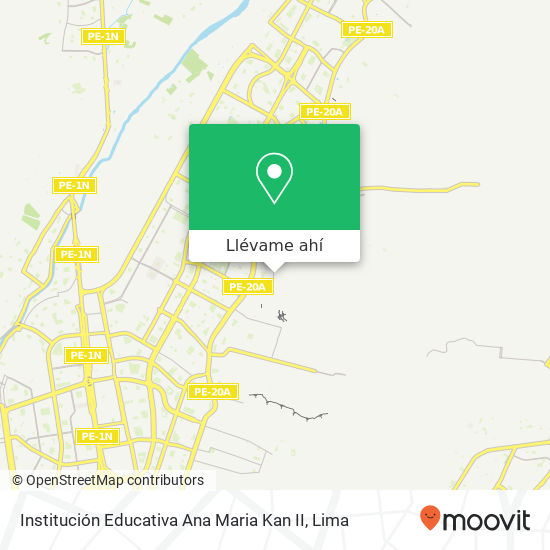 Mapa de Institución Educativa Ana Maria Kan II