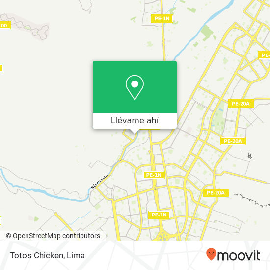 Mapa de Toto's Chicken