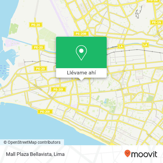 Mapa de Mall Plaza Bellavista