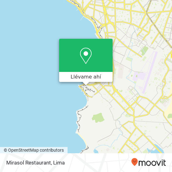 Mapa de Mirasol Restaurant