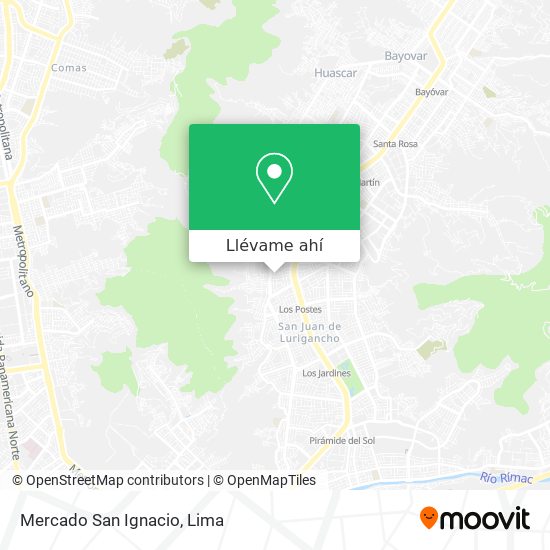 Mapa de Mercado San Ignacio