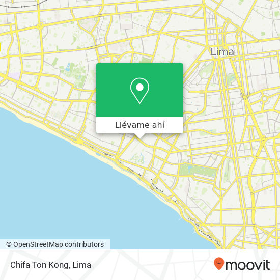 Mapa de Chifa Ton Kong