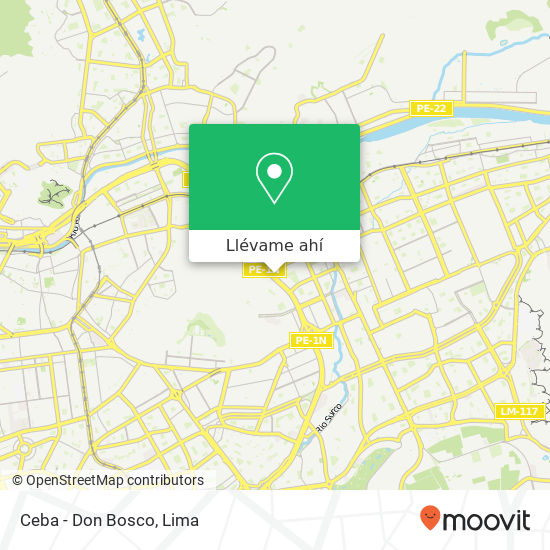 Mapa de Ceba - Don Bosco