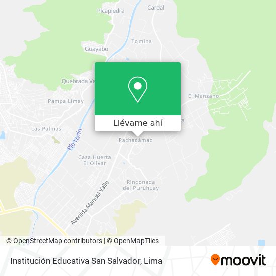 Mapa de Institución Educativa San Salvador