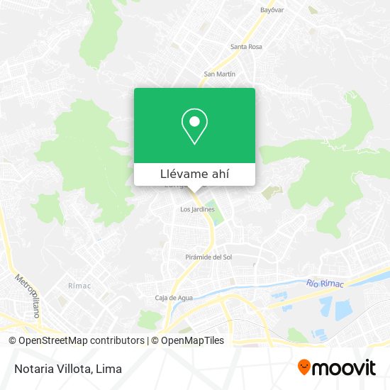 Mapa de Notaria Villota