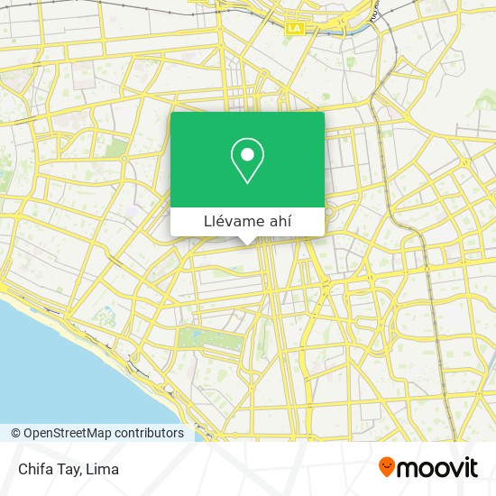 Mapa de Chifa Tay