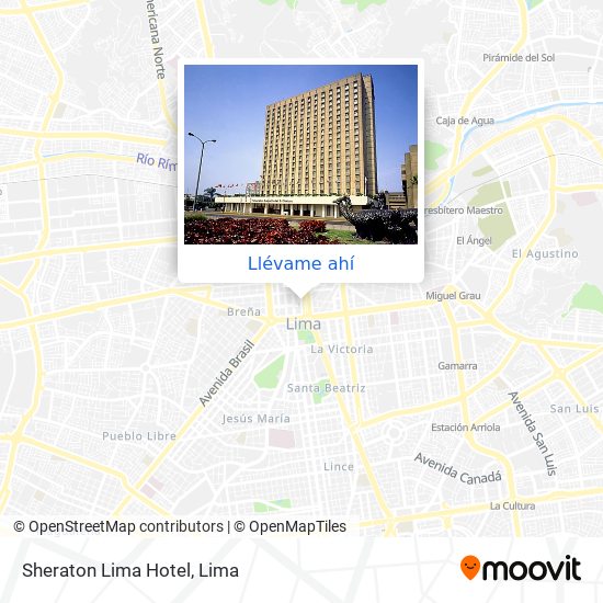 Mapa de Sheraton Lima Hotel