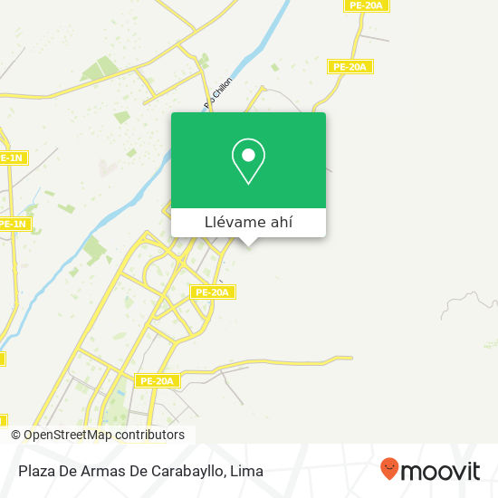 Mapa de Plaza De Armas De Carabayllo