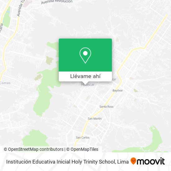 Mapa de Institución Educativa Inicial Holy Trinity School