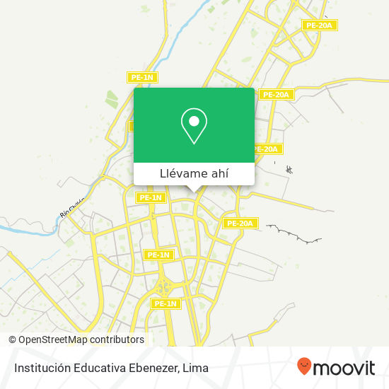 Mapa de Institución Educativa Ebenezer