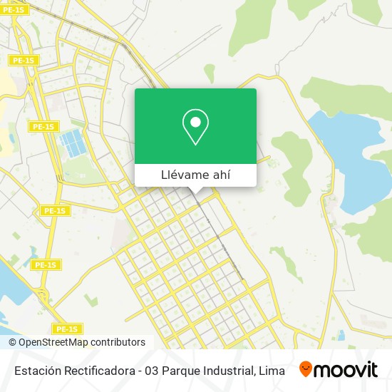 Mapa de Estación Rectificadora - 03 Parque Industrial