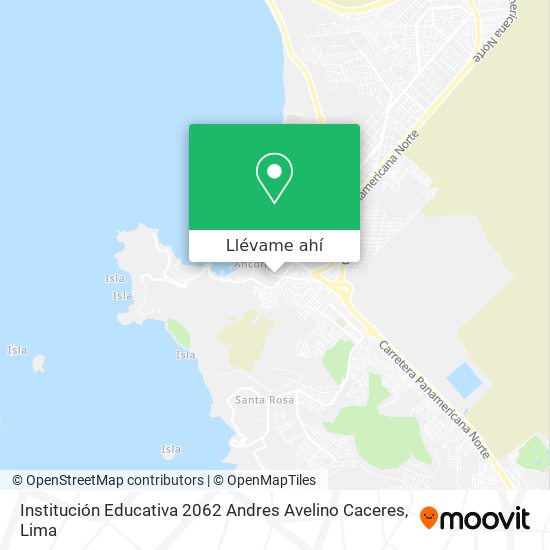 Mapa de Institución Educativa 2062 Andres Avelino Caceres