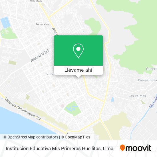Mapa de Institución Educativa Mis Primeras Huellitas