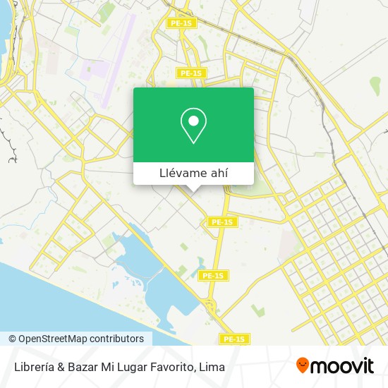 Mapa de Librería & Bazar Mi Lugar Favorito