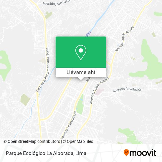 Mapa de Parque Ecológico La Alborada