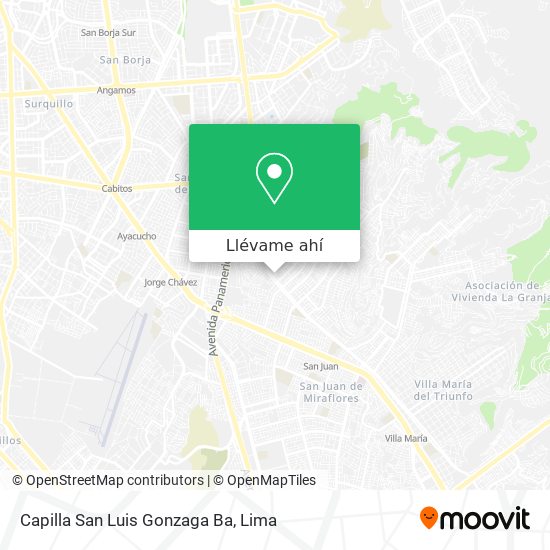 Mapa de Capilla San Luis Gonzaga Ba