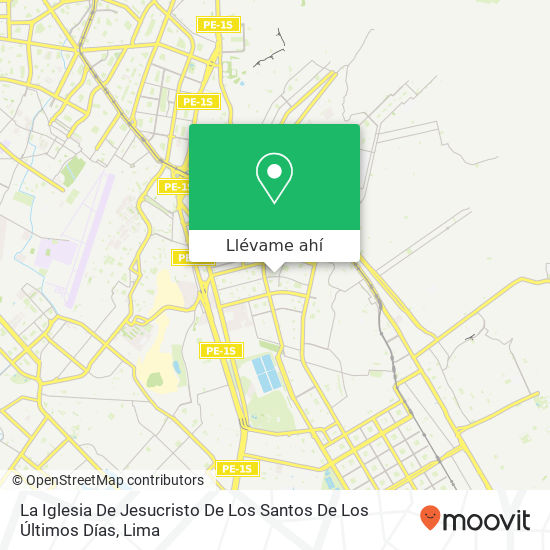 Mapa de La Iglesia De Jesucristo De Los Santos De Los Últimos Días