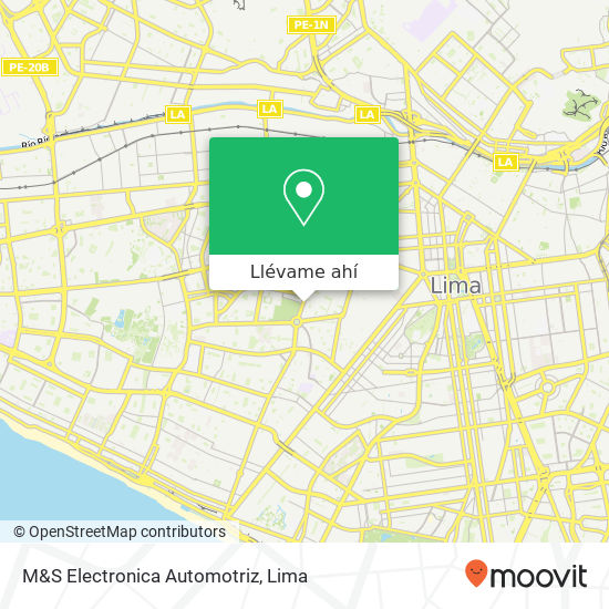 Mapa de M&S Electronica Automotriz