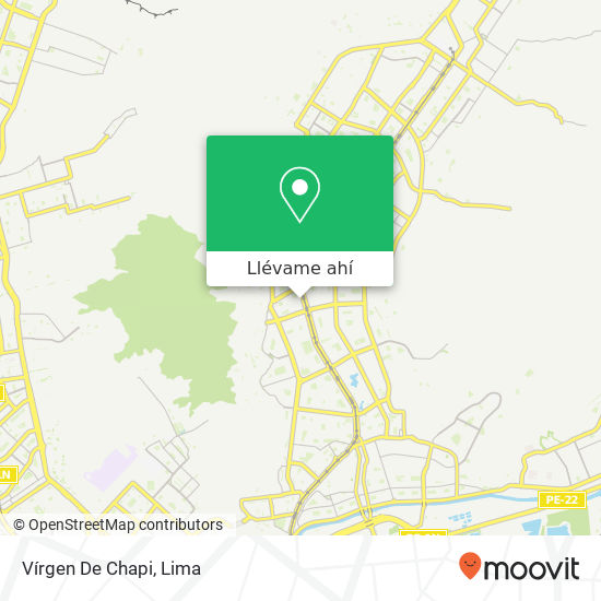 Mapa de Vírgen De Chapi