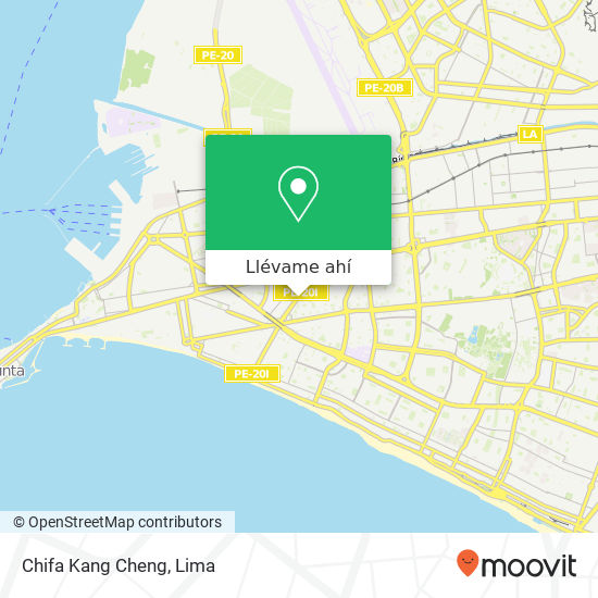 Mapa de Chifa Kang Cheng