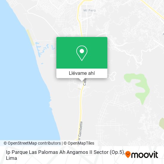 Mapa de Ip Parque Las Palomas Ah Angamos II Sector (Op.5)
