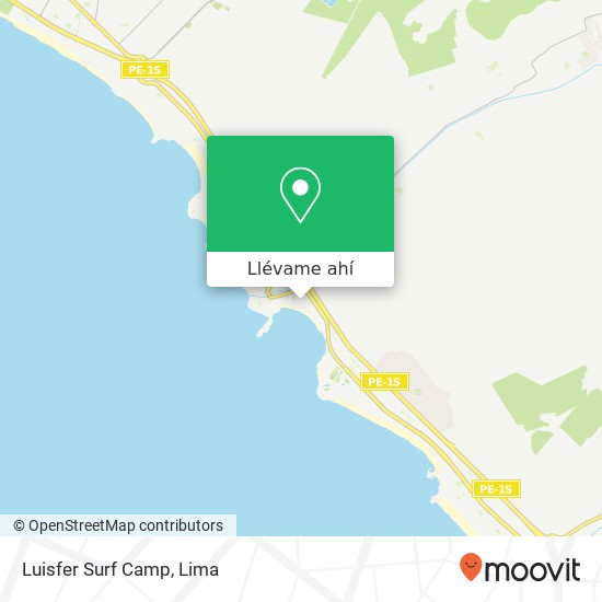 Mapa de Luisfer Surf Camp