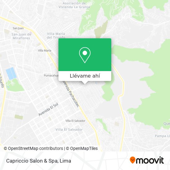 Mapa de Capriccio Salon & Spa