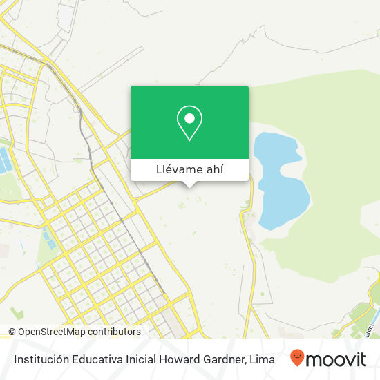 Mapa de Institución Educativa Inicial Howard Gardner