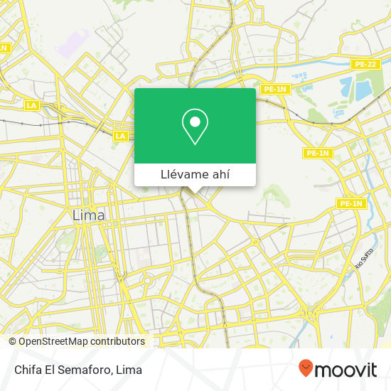 Mapa de Chifa El Semaforo