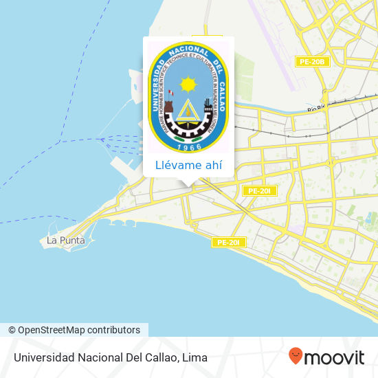Mapa de Universidad Nacional Del Callao