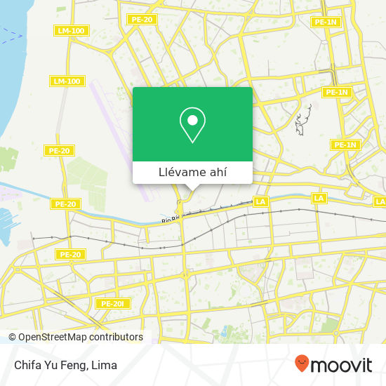 Mapa de Chifa Yu Feng