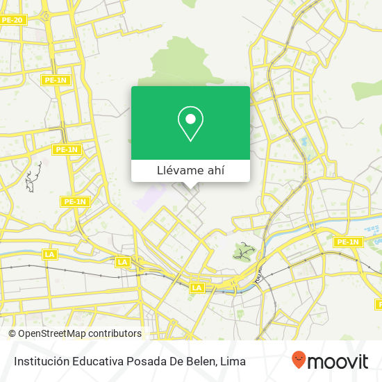 Mapa de Institución Educativa Posada De Belen