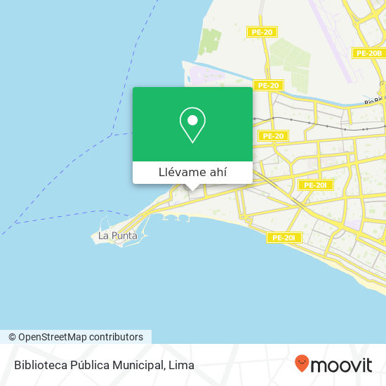 Mapa de Biblioteca Pública Municipal