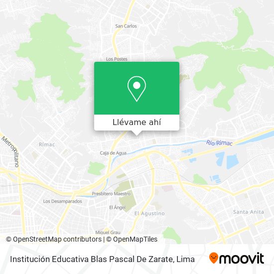 Mapa de Institución Educativa Blas Pascal De Zarate