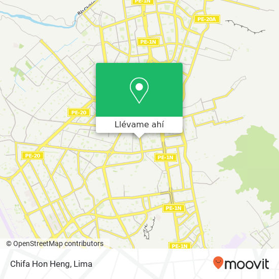 Mapa de Chifa Hon Heng