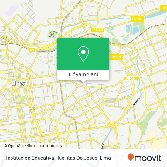 Mapa de Institución Educativa Huellitas De Jesus