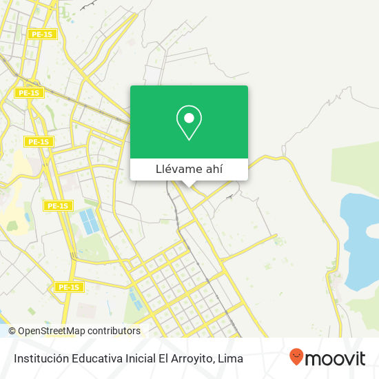 Mapa de Institución Educativa Inicial El Arroyito